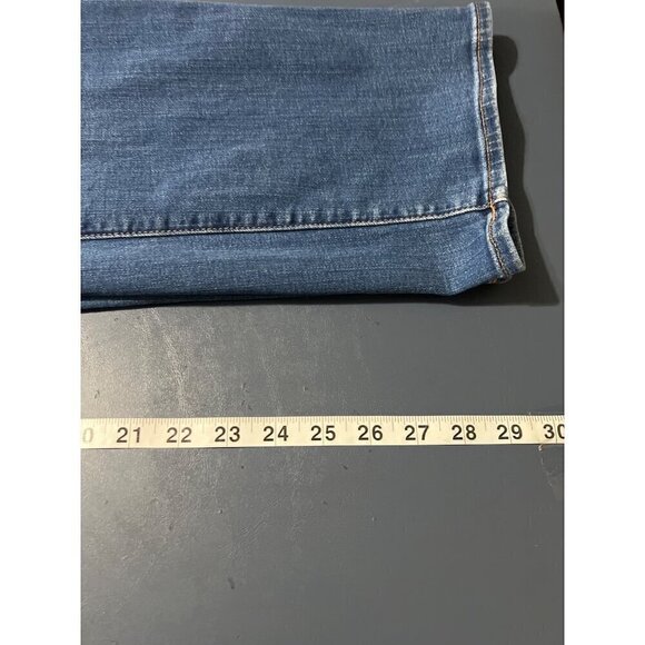 Talbots Womens Straight Leg Jeans Size 16 Blue Denim - Picture 9 of 11
